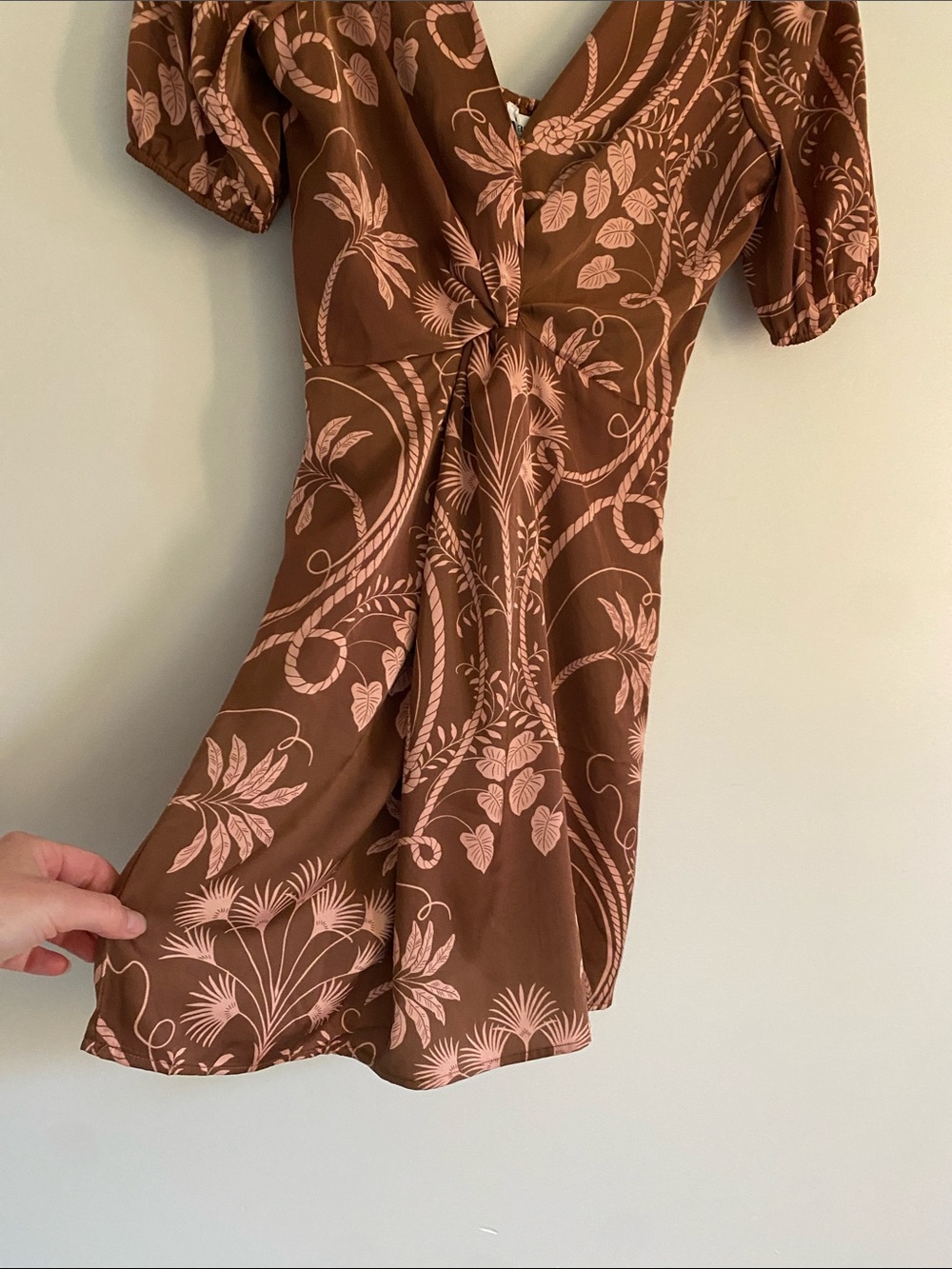Heartloom Misa Saddle Floral Puff Sleeve Mini Dress | XS - Picture 4 of 7